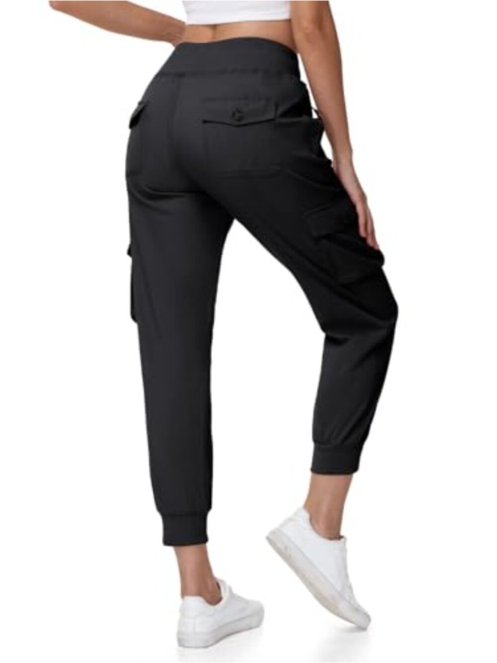 Women's Cargo Joggers Lightweight Quick-Dry Hiking Pants with Pockets Tapered